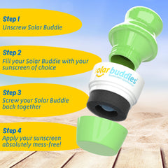 Solar Buddies avec indicateur 100 ml, pratique pour les voyages