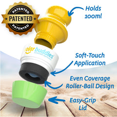 Têtes éponge remplaçables Solar Buddies prolongeant l’usage et réduisant les déchets.