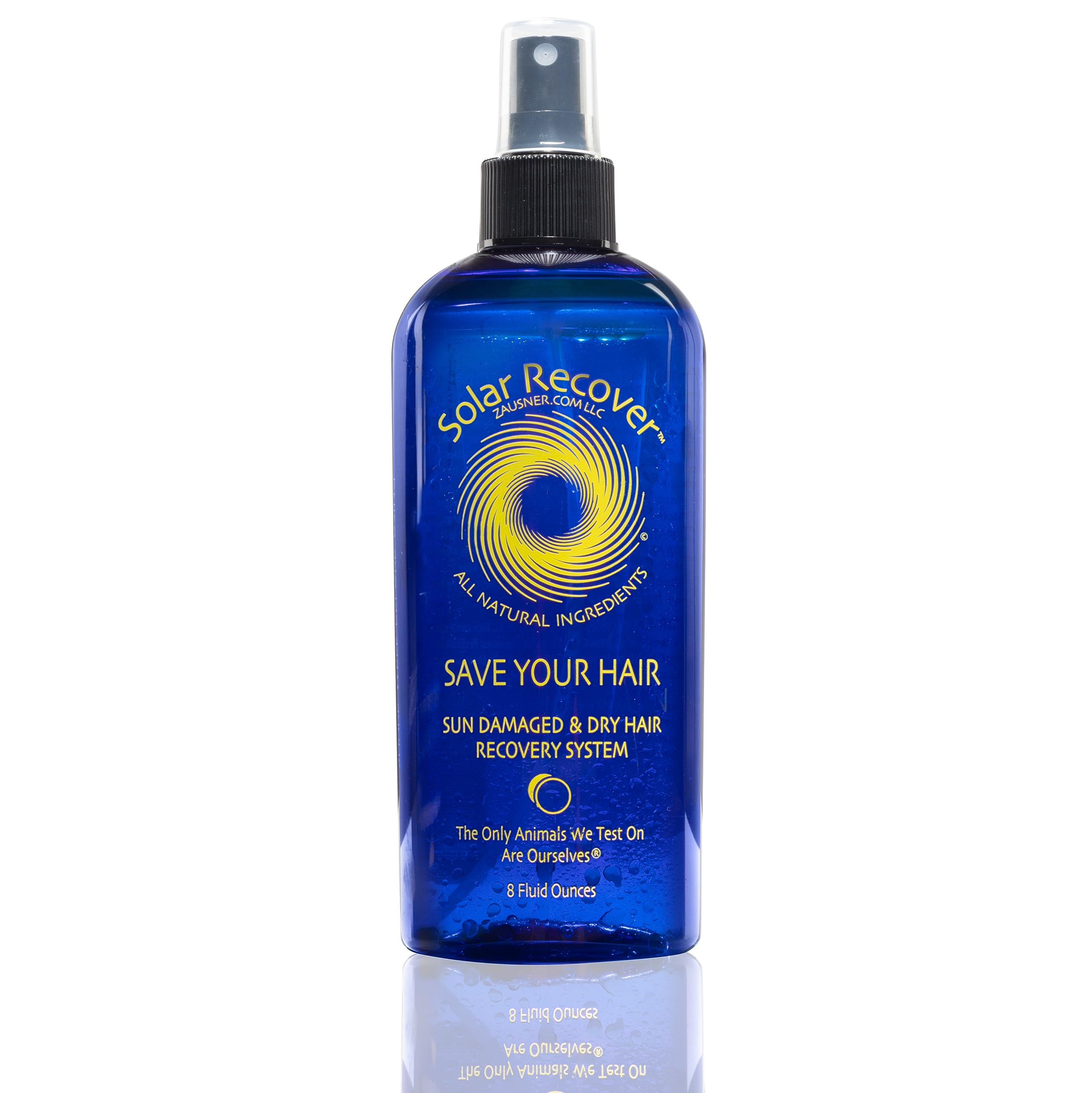 Solar Recover—bouteille-pompe 8oz pour démêlage facile et hydratation des cheveux