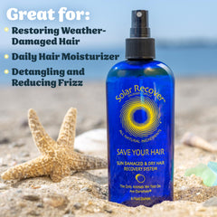Solar Recover—ingrédients vitamine E et avocat pour nourrir les cheveux