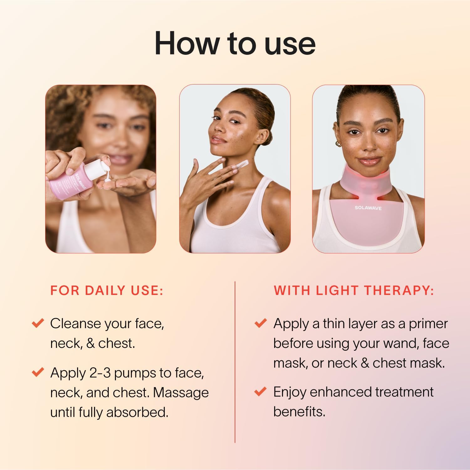 Niacinamide et acide polyglucuronique dans LightBoost pour teint uniforme.