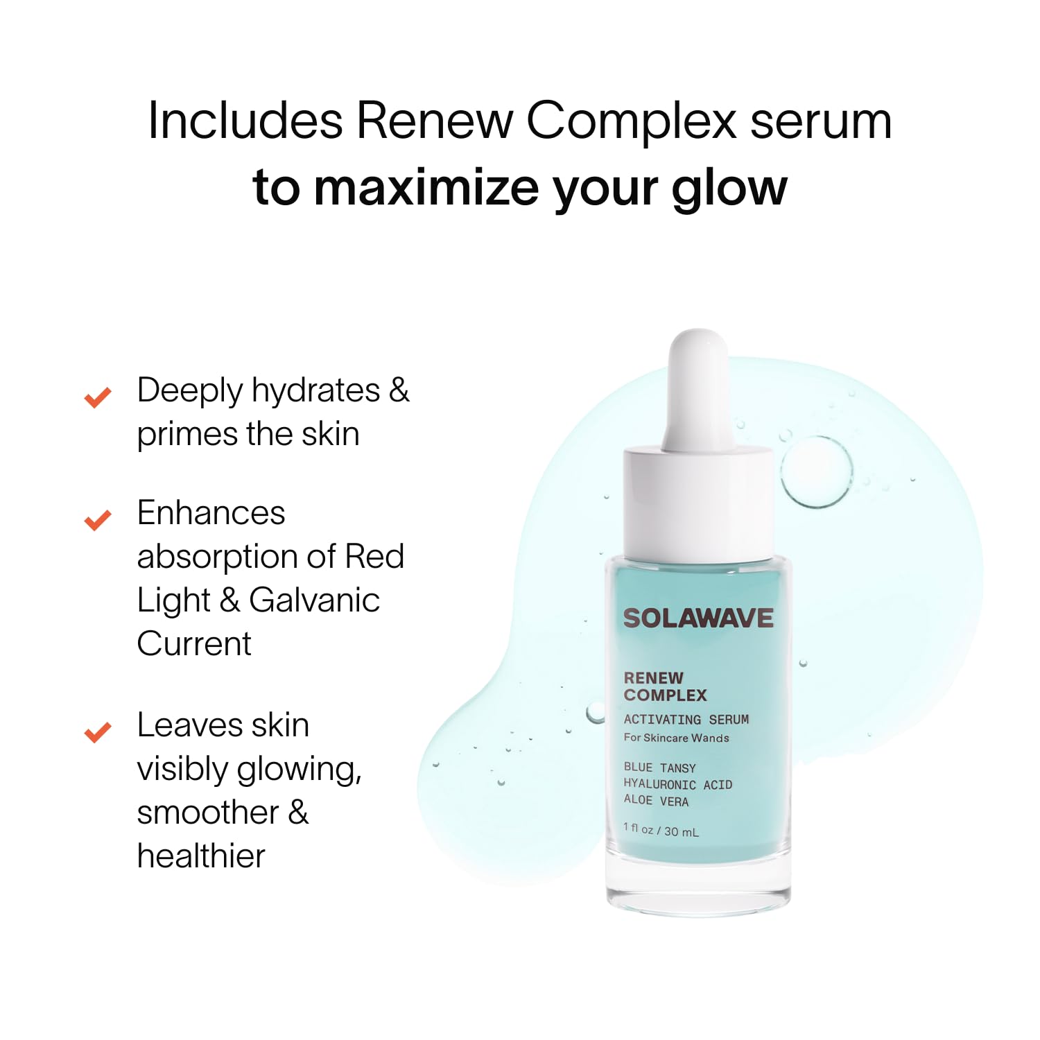 Solawave massage facial offrant détente et teint tonique