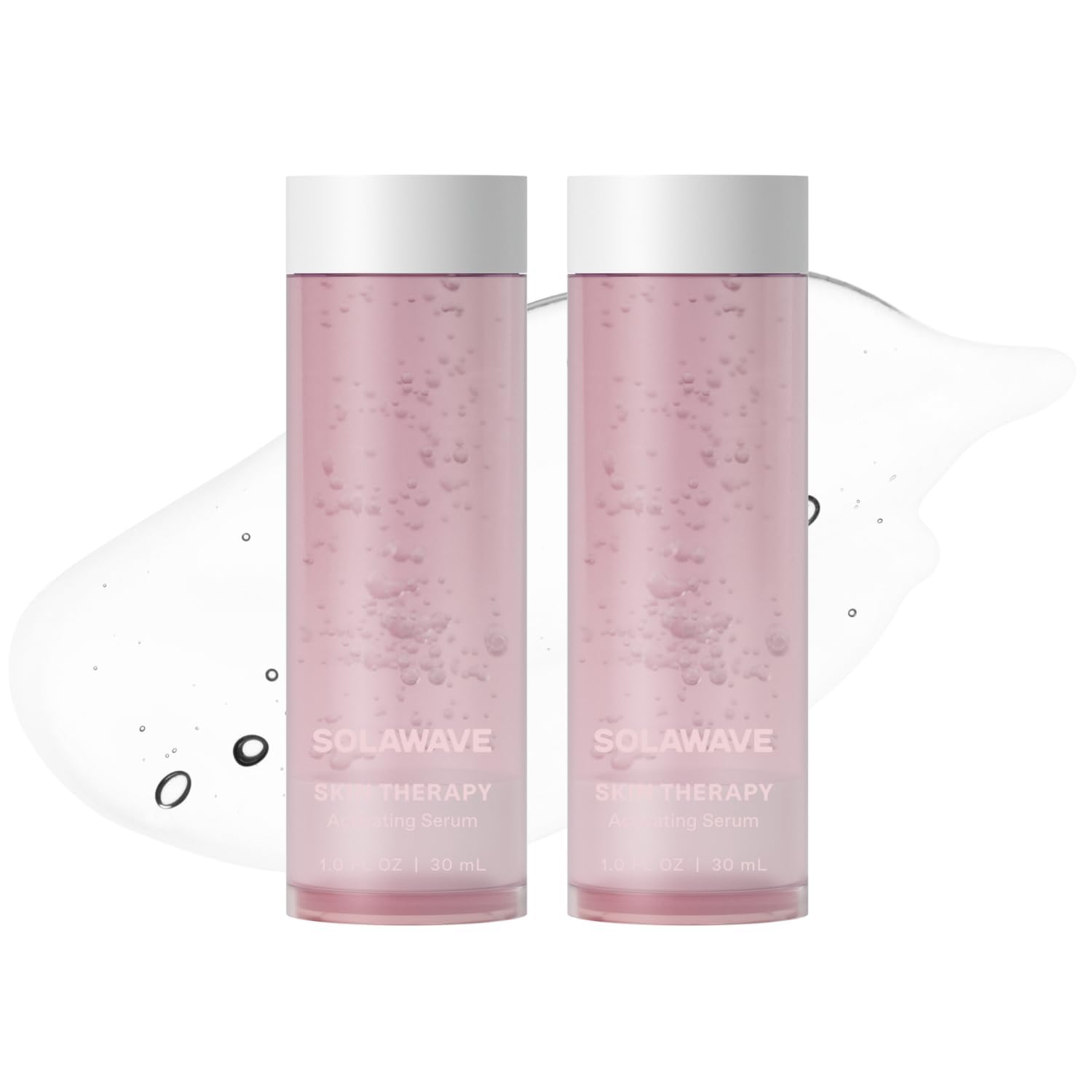 Solawave Sérum Activateur bouteille: hydratation et éclat.
