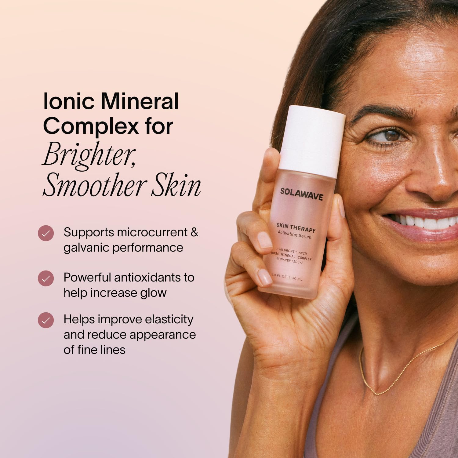 Solawave Sérum Activateur éclat et vitalité de la peau.