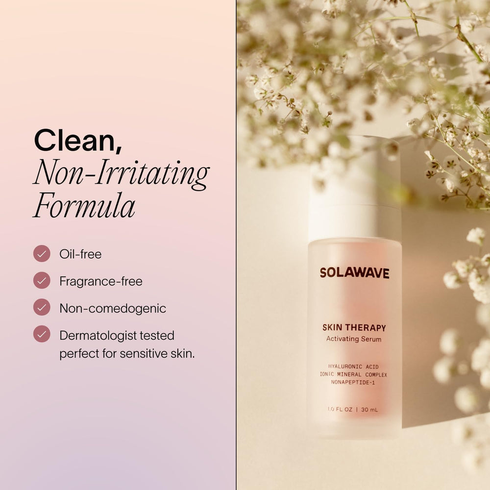 Solawave Sérum Activateur prêt pour maquillage: base légère.