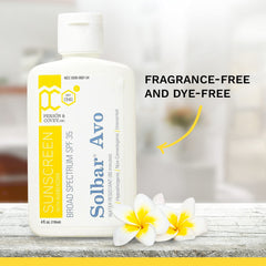 Solbar AVO SPF 35 – Application sur le visage, absorption légère et rapide