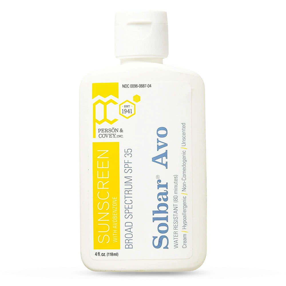 Solbar AVO SPF 35 – Bouteille 4 oz prête pour une utilisation en extérieur