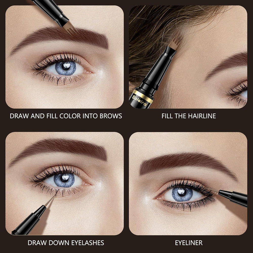 Soleira Sourcil - palette de cinq teintes pour tous les tons de peau et cheveux.