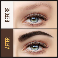 Soleira sourcils brosse double-face pour mélanger et perfectionner les détails.