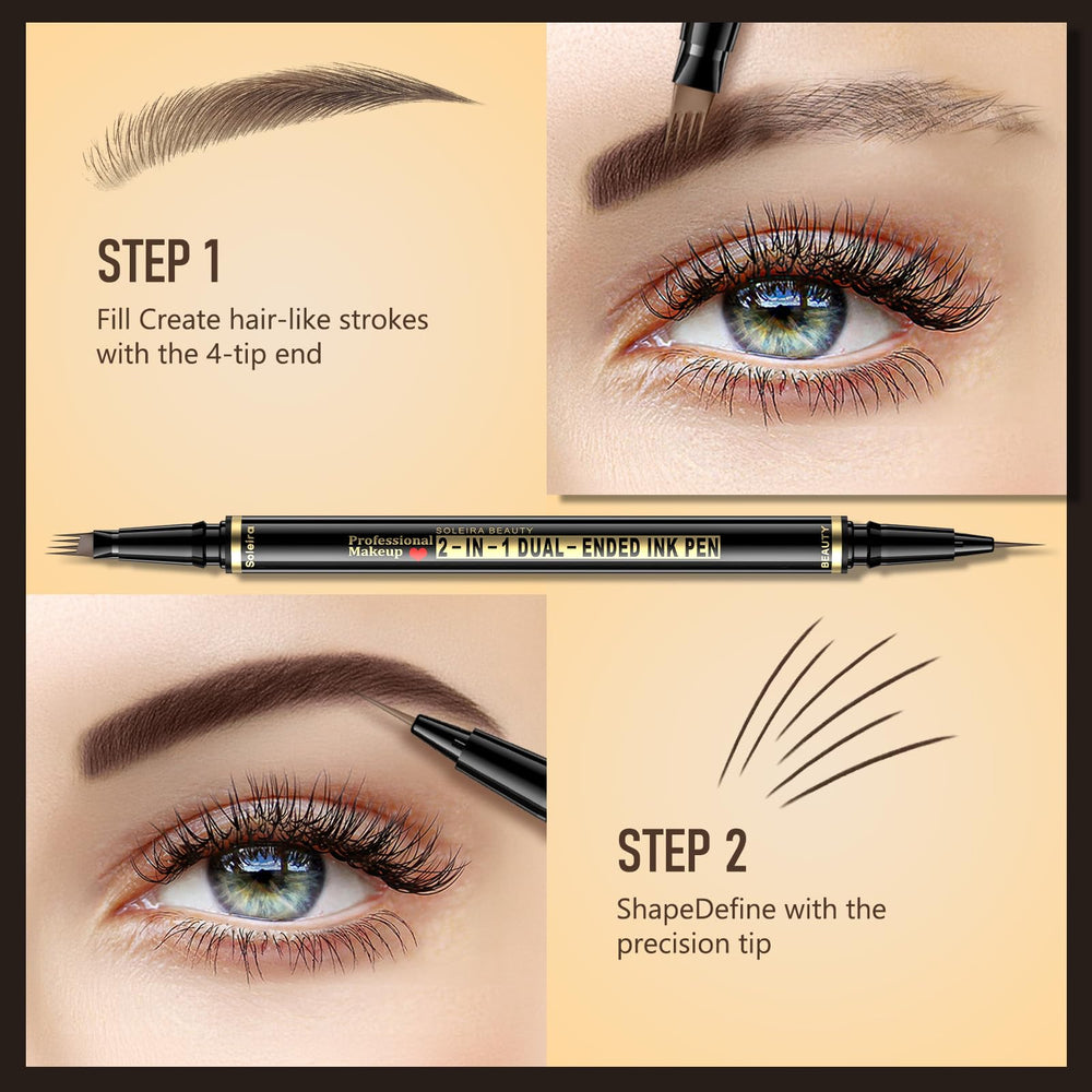 Soleira stylo sourcils longue durée: tenue 24h sans bavure.