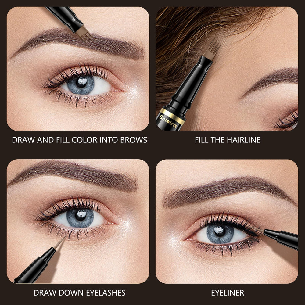 Soleira stylo sourcils teintes variées: adaptée à plusieurs carnations.
