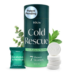 Solia bombes douche eucalyptus menthol – boîte coffret, diffusion aromatique naturelle