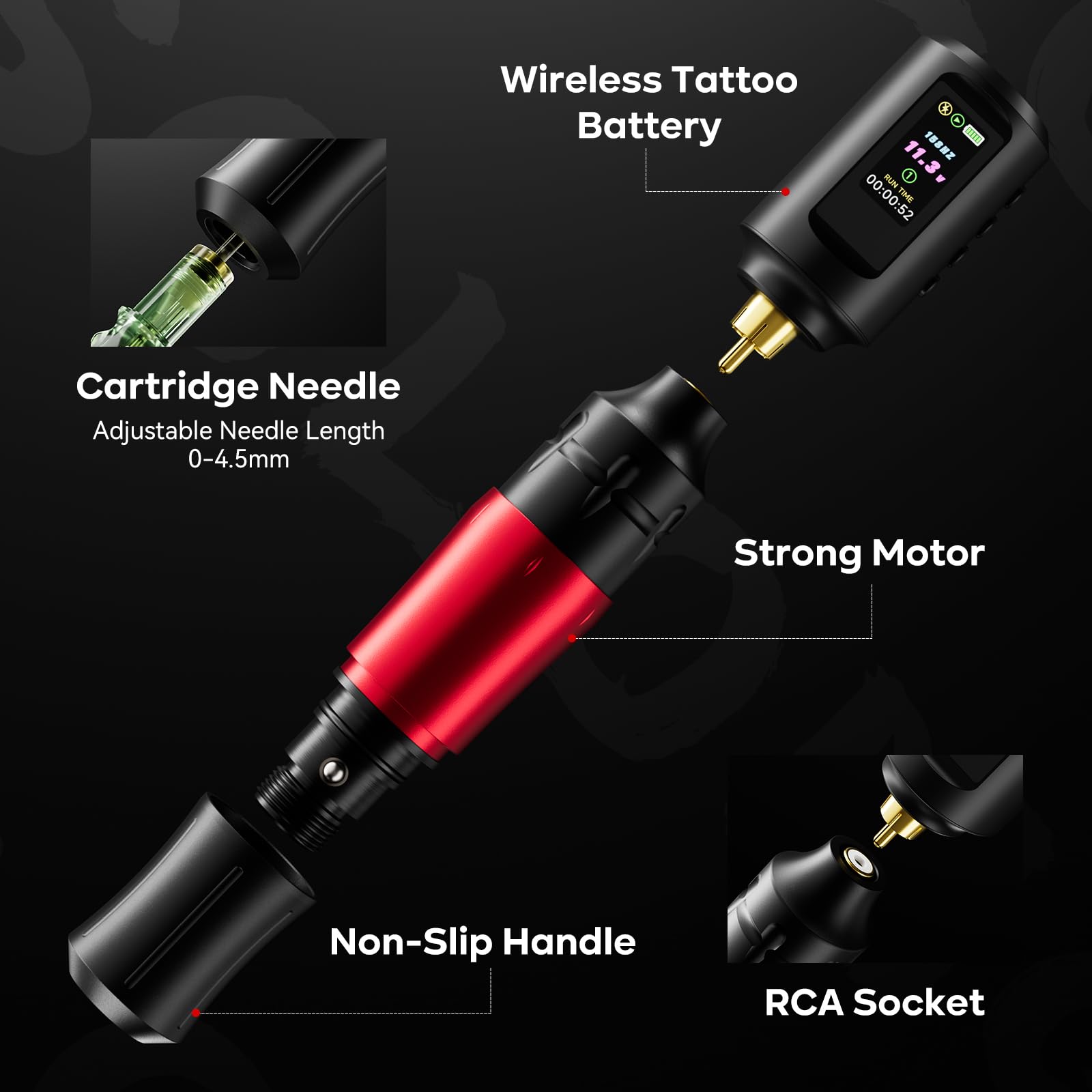 Solong Tattoo Kit complet : tout le nécessaire en un seul emballage.