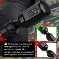 Solong Tattoo Stylo : poignée ergonomique pour prise en main confortable.