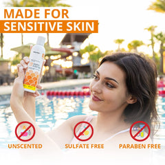 Solpri Swimmers Shampoo for kids after practice with chlorine removal care