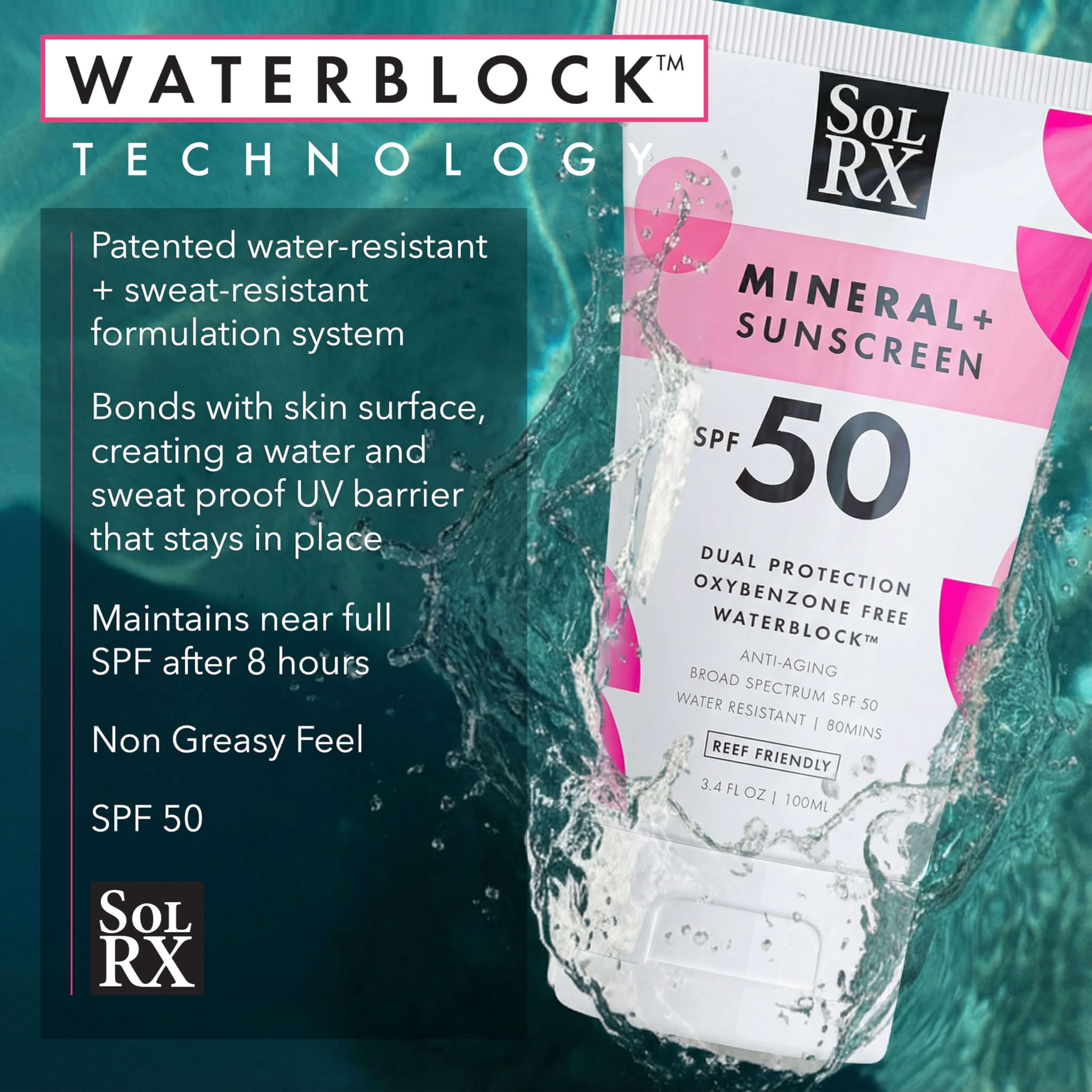 SolRX Mineral Plus — emballage design facile à transporter