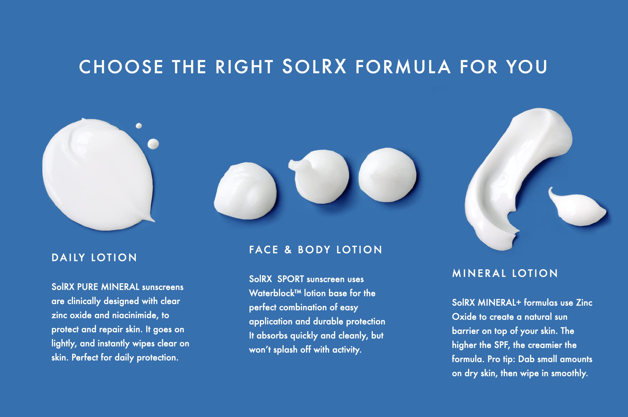 SolRX Mineral Plus — résistance à l eau durable pendant l entraînement