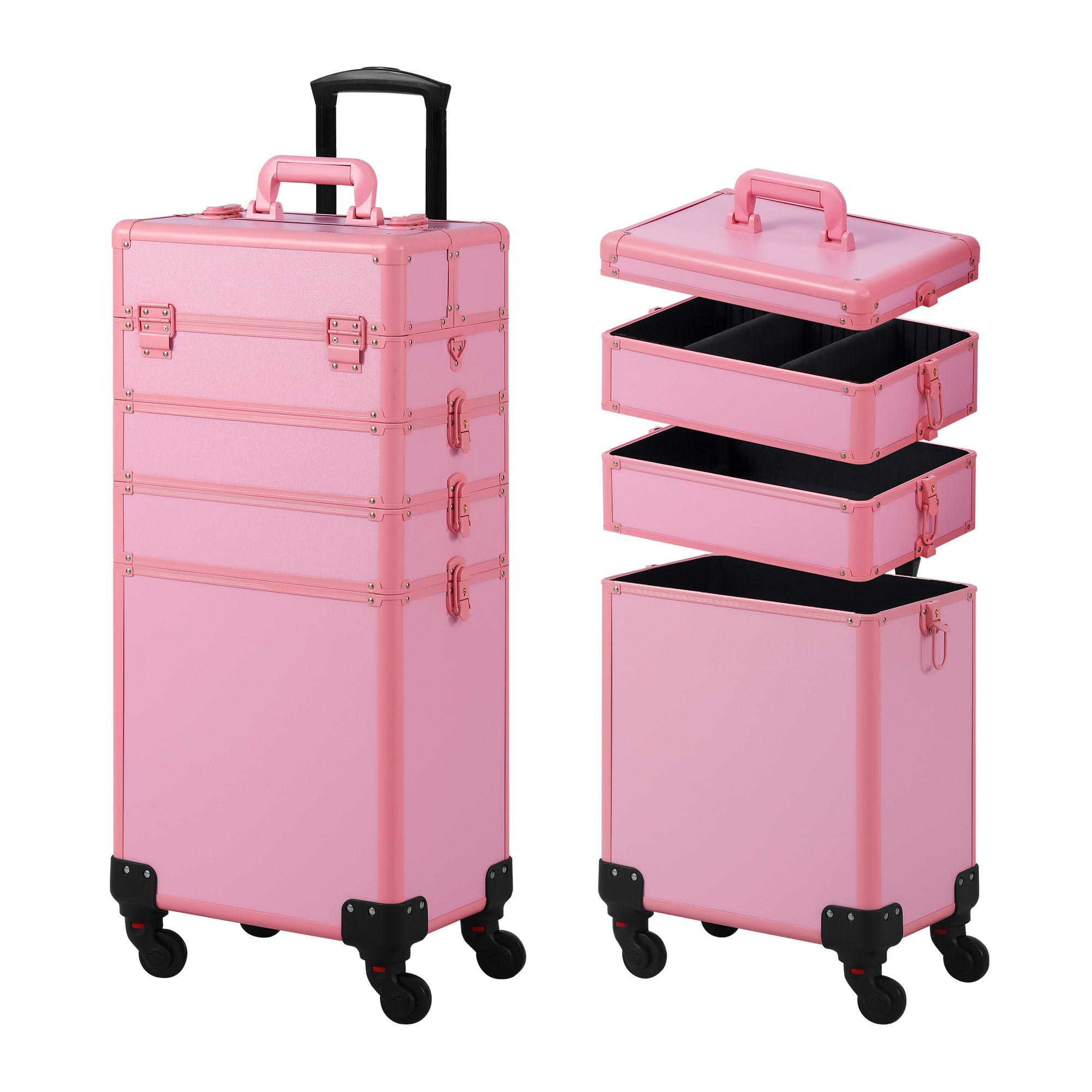 Somduy système rangement beauté multi-usage, solution polyvalente pour salons.