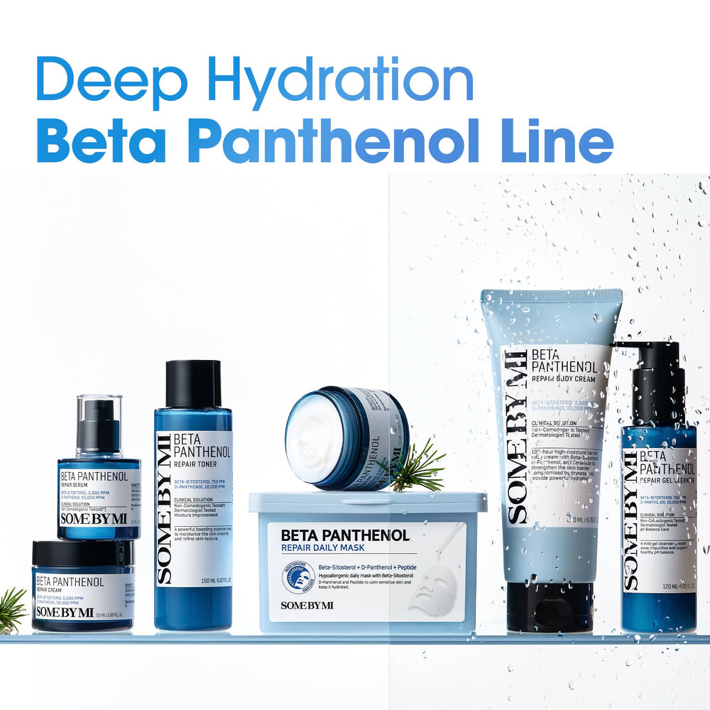 SOME BY MI Beta-Panthenol Repair Daily Mask montre une barrière cutanée renforcée.