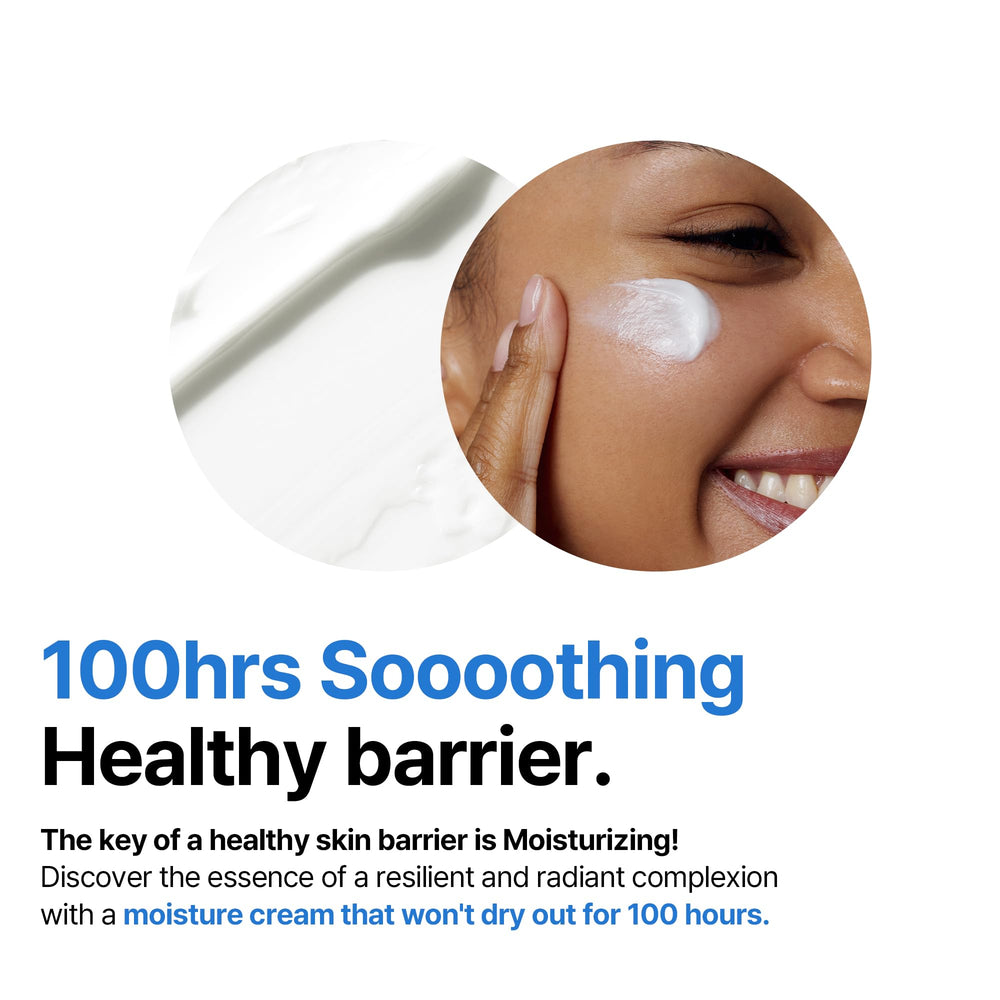 Avant-après fictif montrant une peau apaisée après l’application SOME BY MI.
