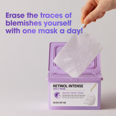 SOME BY MI Retinol Daily Mask – ingrédients clés Bakuchiol et Rétinol pour peau plus nette.