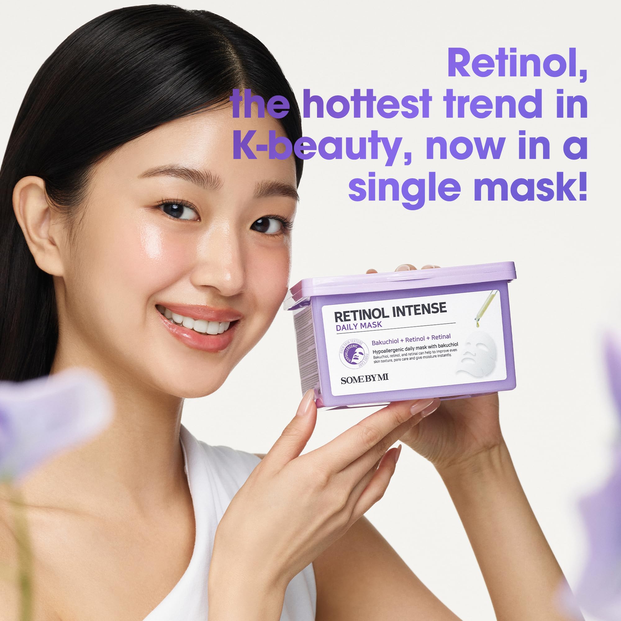 SOME BY MI Retinol Daily Mask – texture crèmeuse qui glisse facilement.