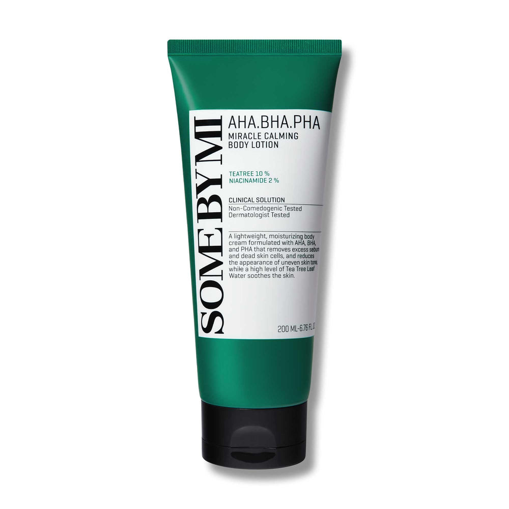 SOME BY MI Miracle Body Lotion : présentation de la bouteille pour hydratation quotidienne.