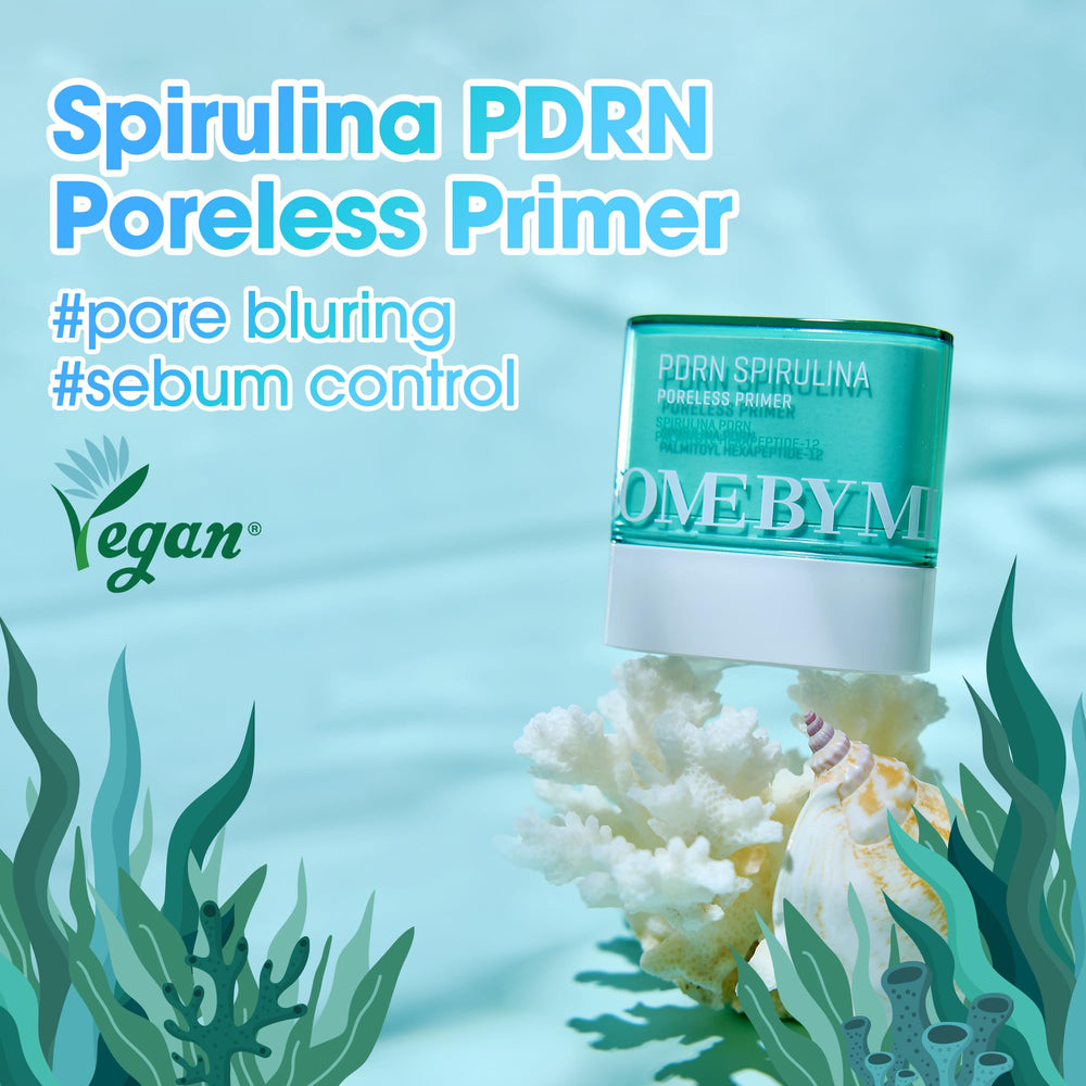 SOME BY MI PDRN Spirulina Primer Stick application nette avant maquillage.