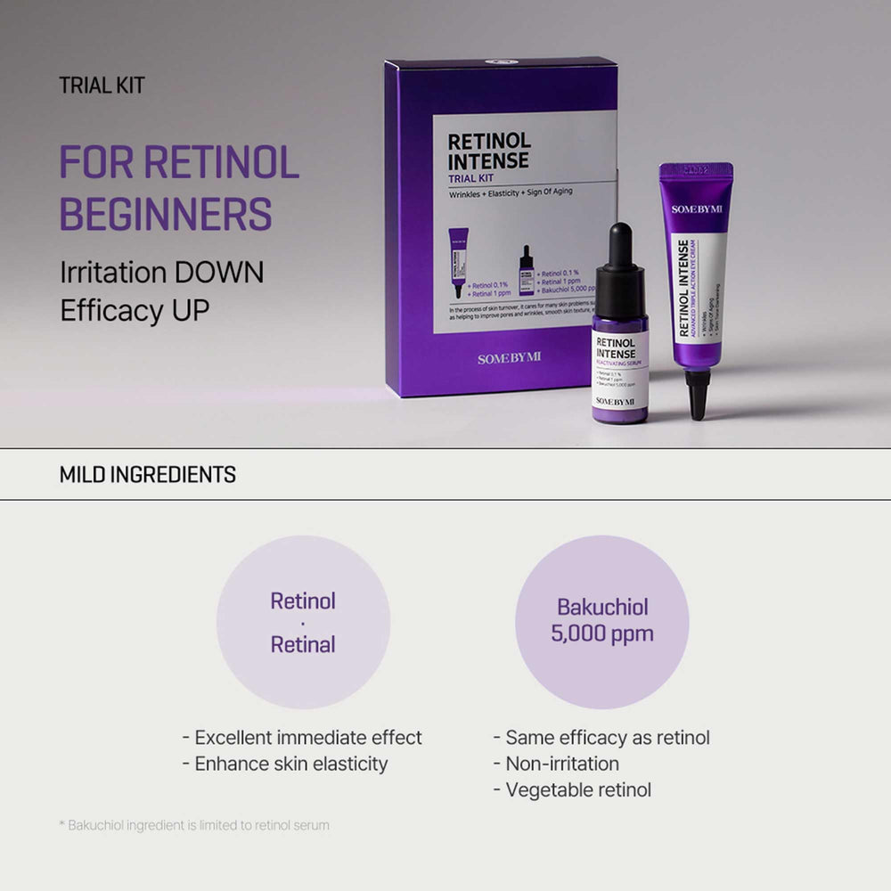 SOME BY MI sérum retinol flacon, application facile
