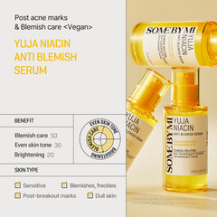 Emballage du Yuja Niacin Serum SOME BY MI