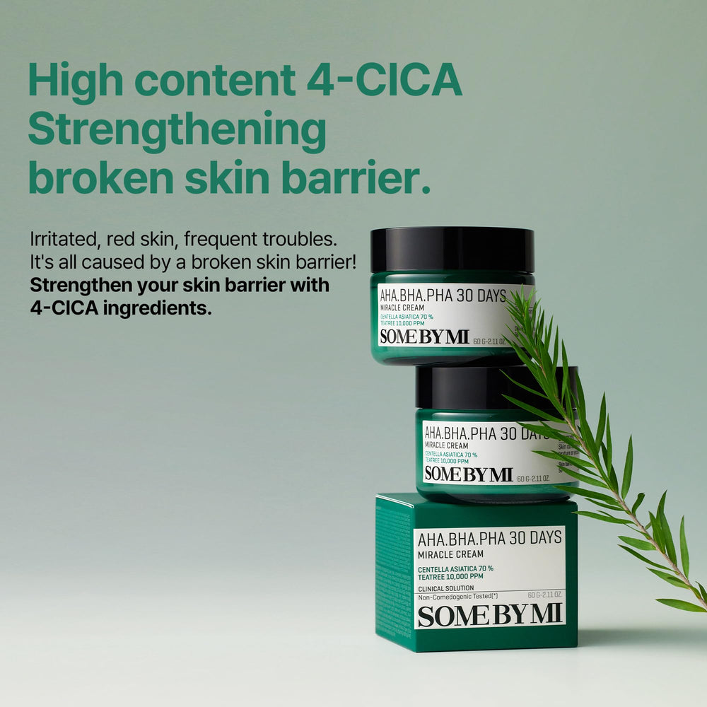 SOME BY MI crème miracle quatre-cica — soin doux pour peau sensible