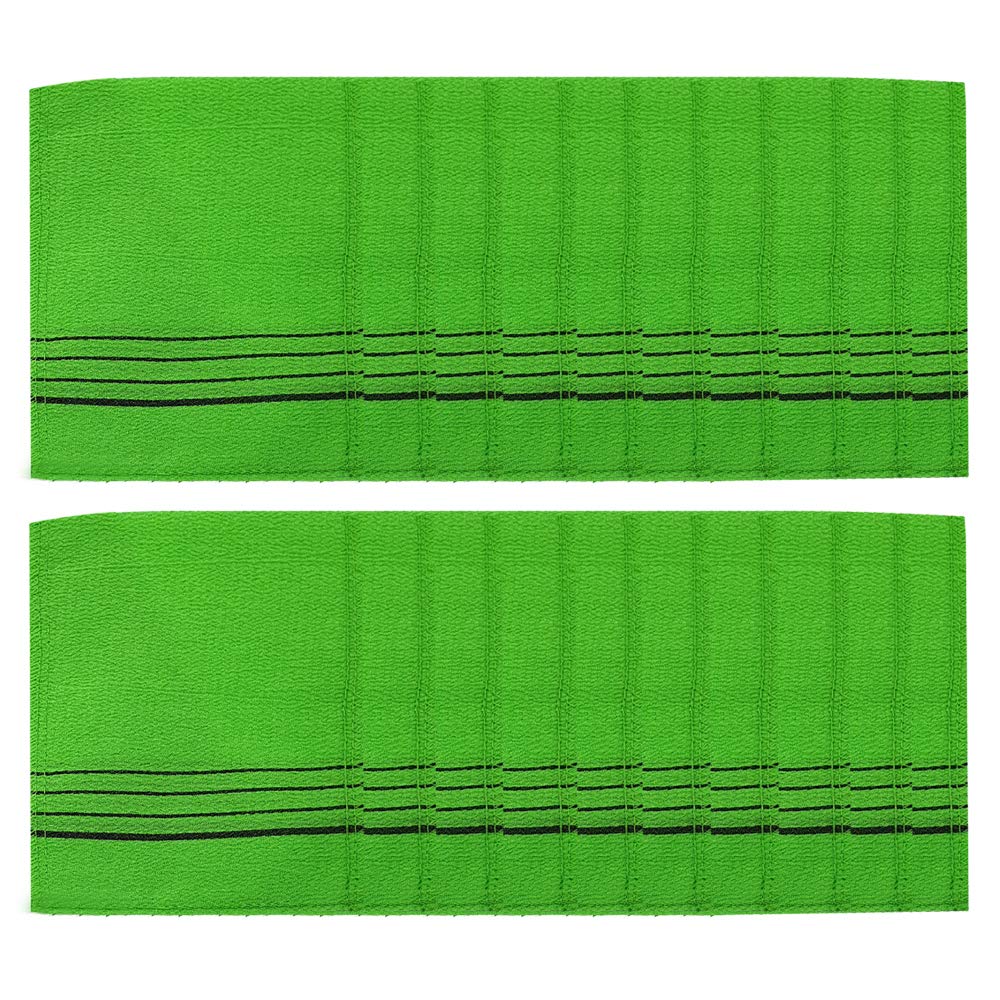 Produit fabriqué en Corée, gants Songwol Towel de couleur verte