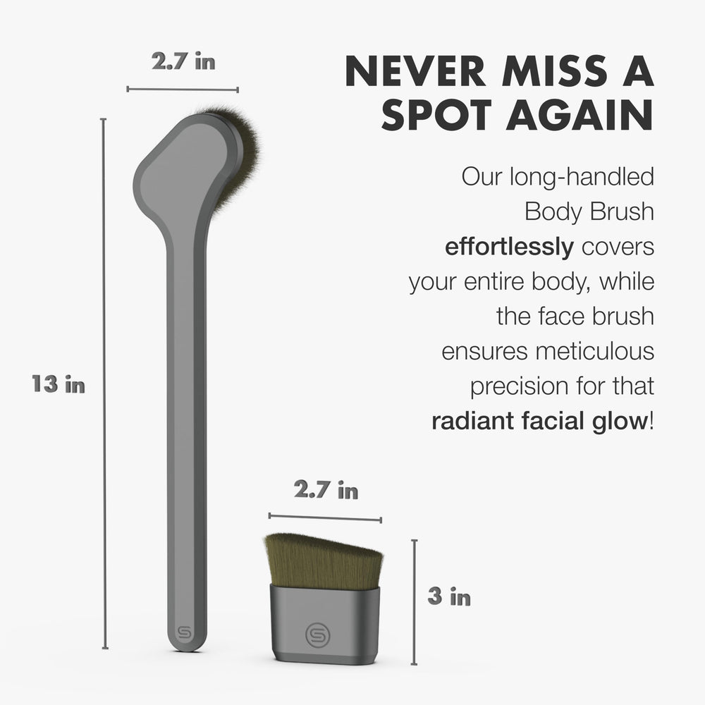Brosse SONN hypoallergénique adaptée aux peaux sensibles.