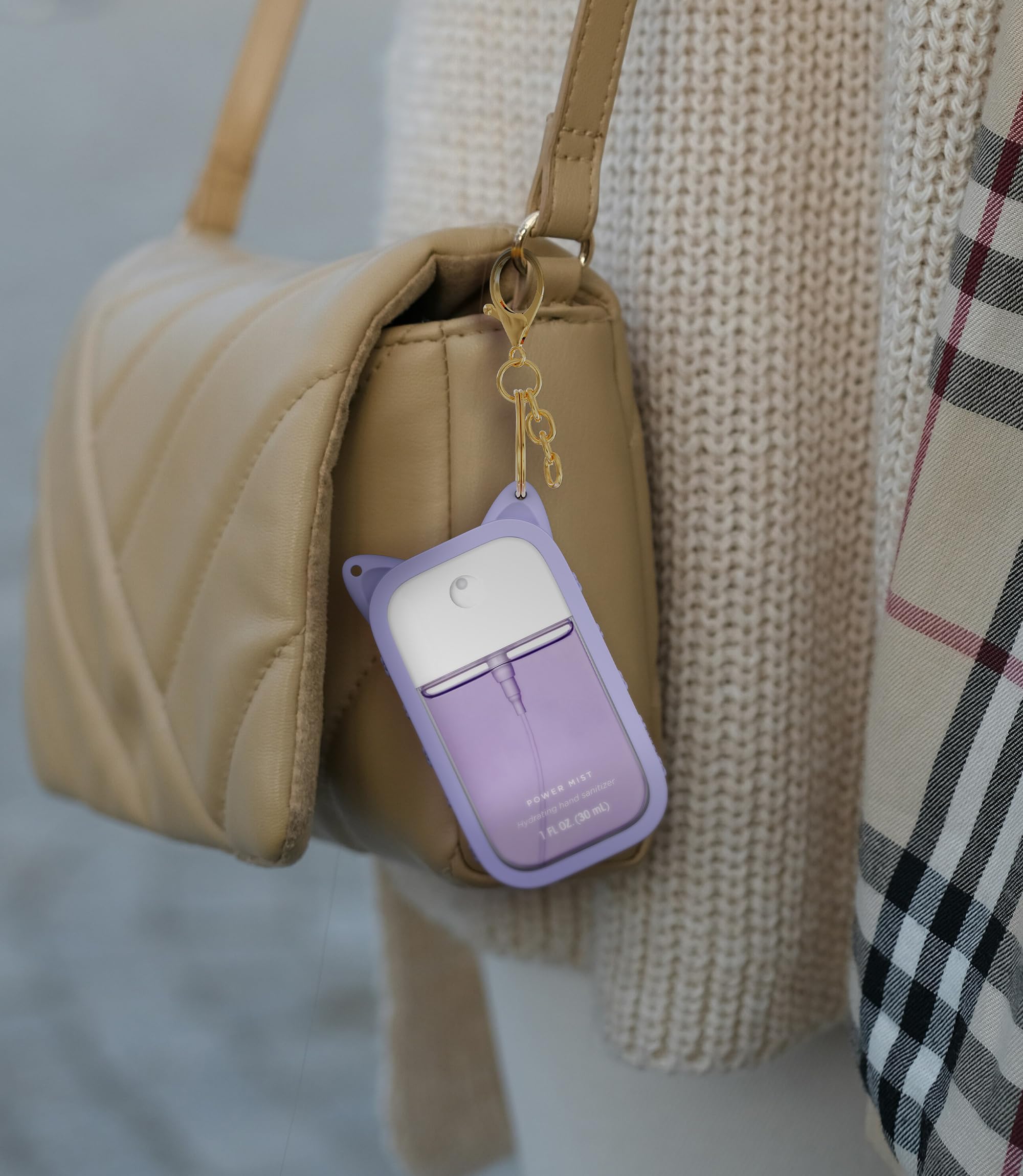 Sonnorel coque silicone Touchland 30ml avec porte-clés coloré assorti