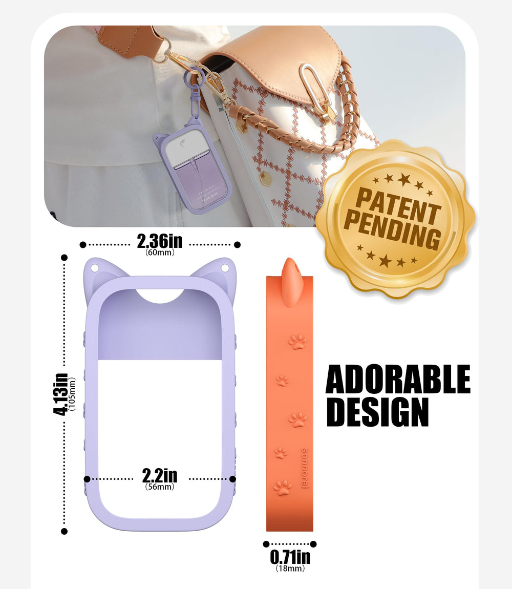 Sonnorel coque silicone pour usage quotidien, accessoire pratique sur sac ou clés