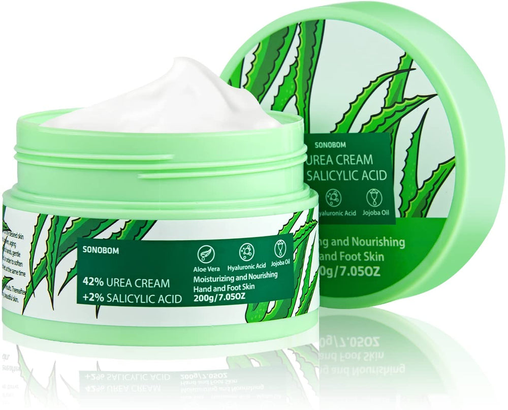 Sonobom Crème à l’urée 42% – flacon pratique pour soins des pieds
