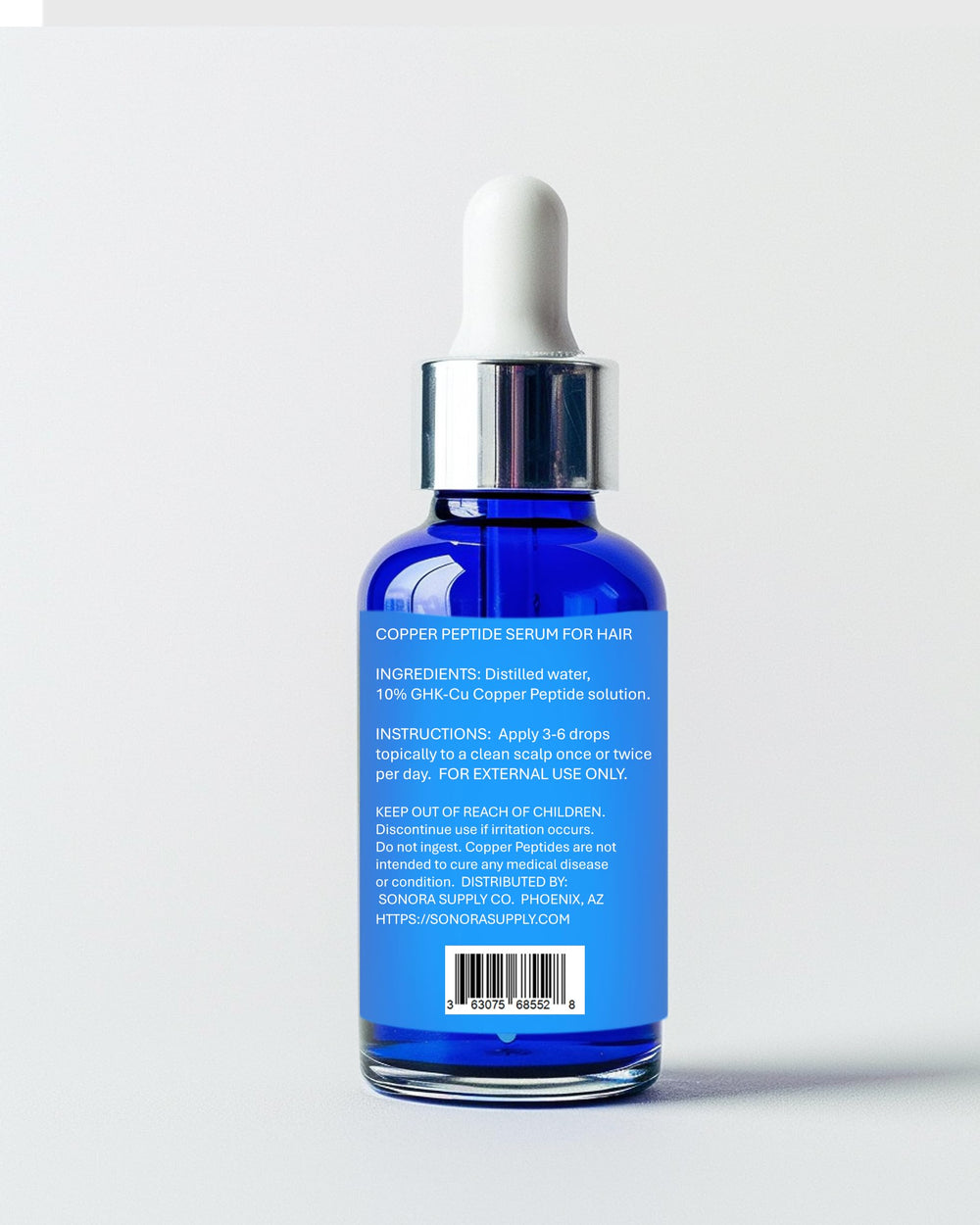 Sonora Supply Co ingrédients clés — cuivre et liposomes pour formulation pure.