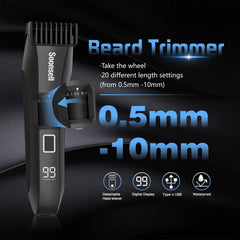 Soonsell trimmer corps avec lumière DEL pour repérer les poils sur toutes les teintes de peau.