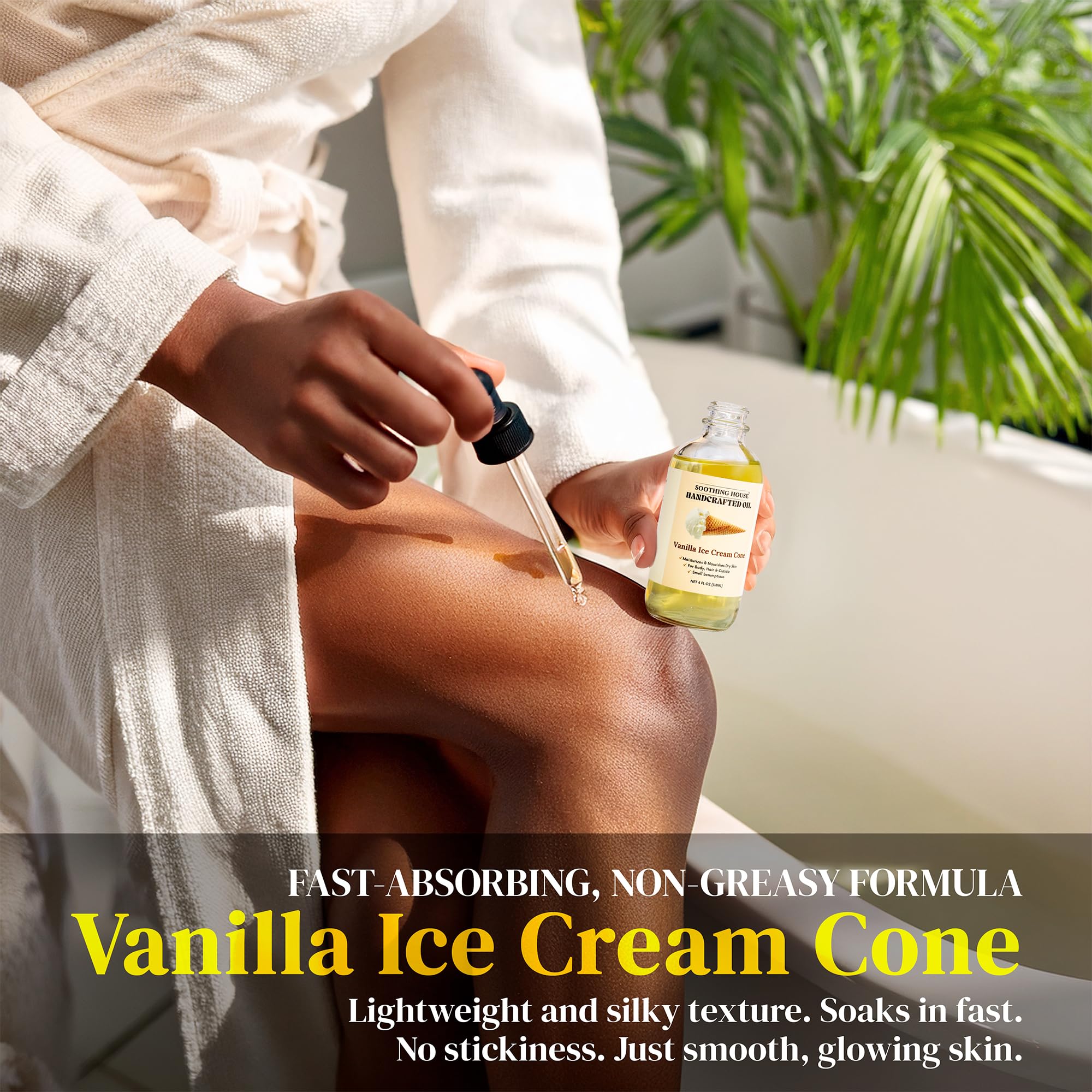 Soothing House huiles nourrissantes – jojoba, amande douce et vitamine E pour tous types de peau.