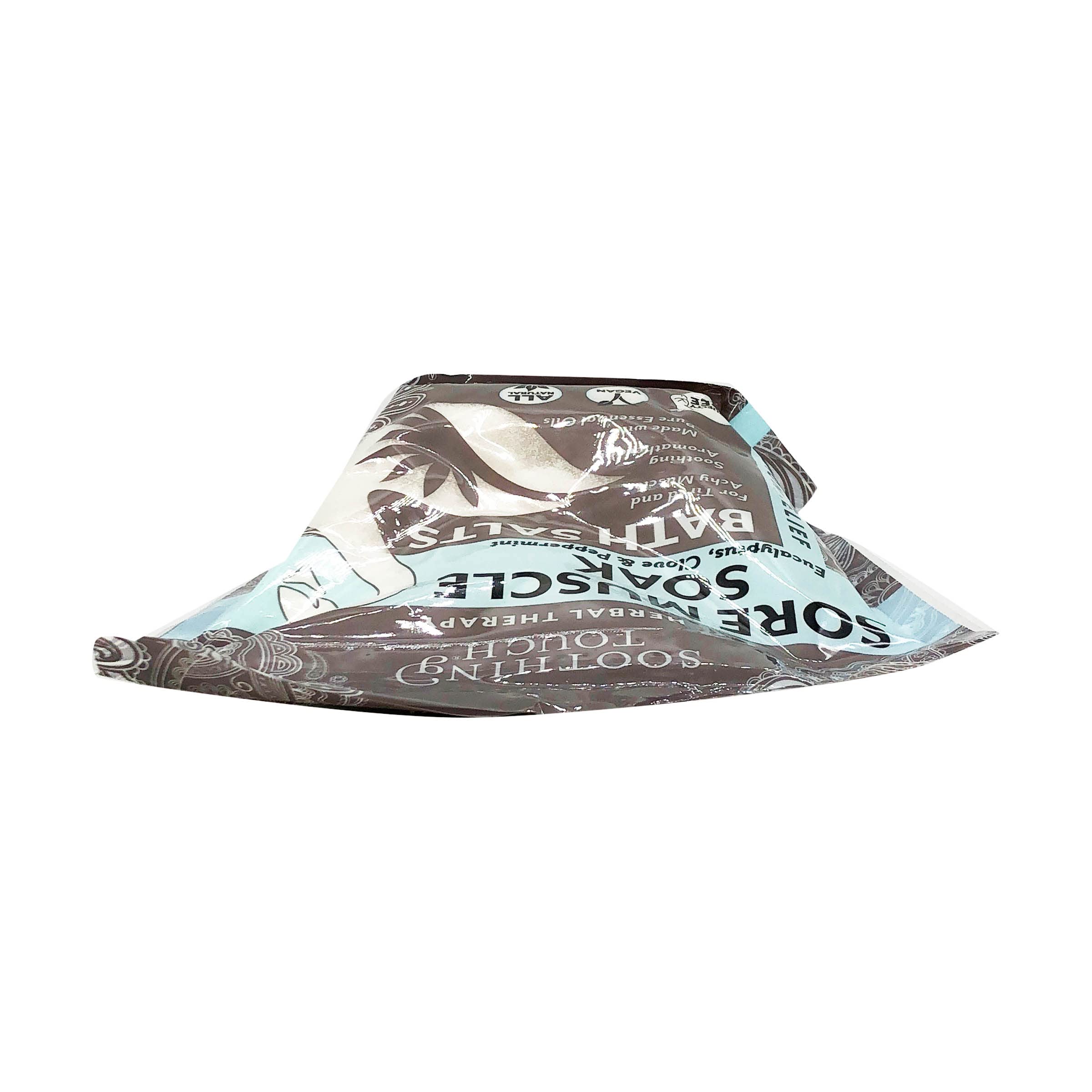 Soothing Touch epsom-salt soaking scene – helps unwind tense muscles after workouts