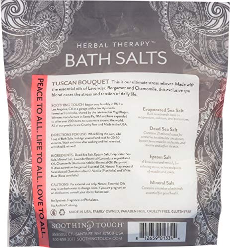 Pot de sels de bain Tuscan Bouquet parfum lavande et camomille pour un moment calme