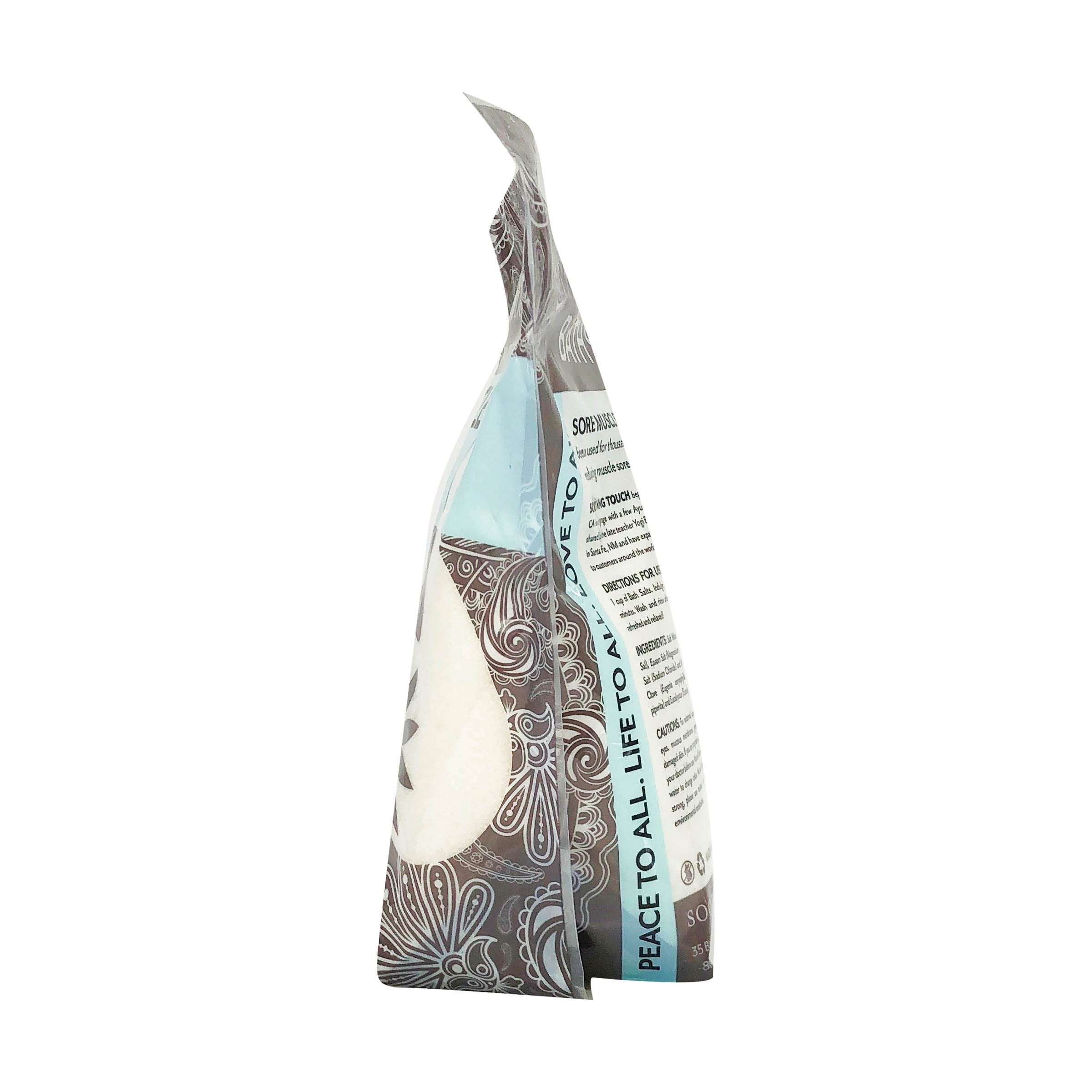 Soothing Touch vegan cruelty-free label – aligns with ethical bath care values