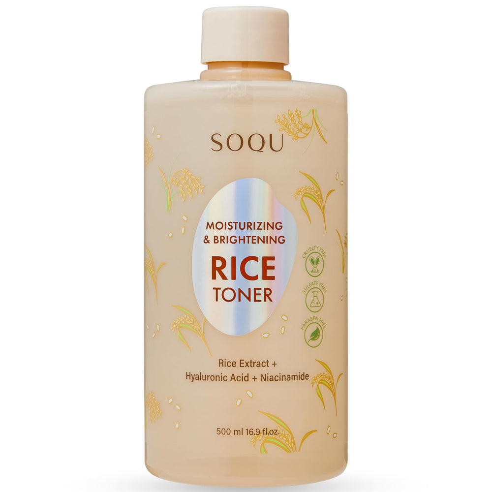 SOQU tonique – bouteille hydratante, rafraîchit et prépare la peau au quotidien.