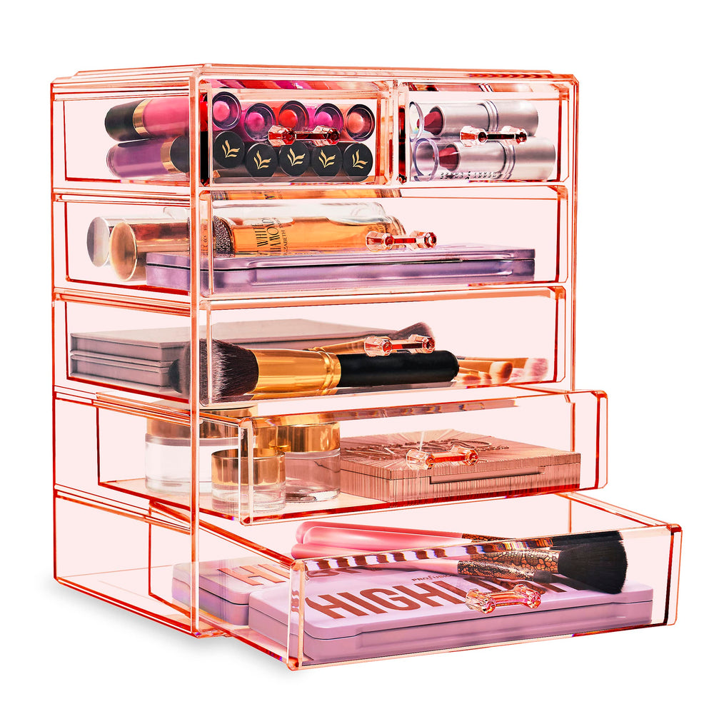 Coffret Sorbus pour bijoux et maquillage, organisation élégante.