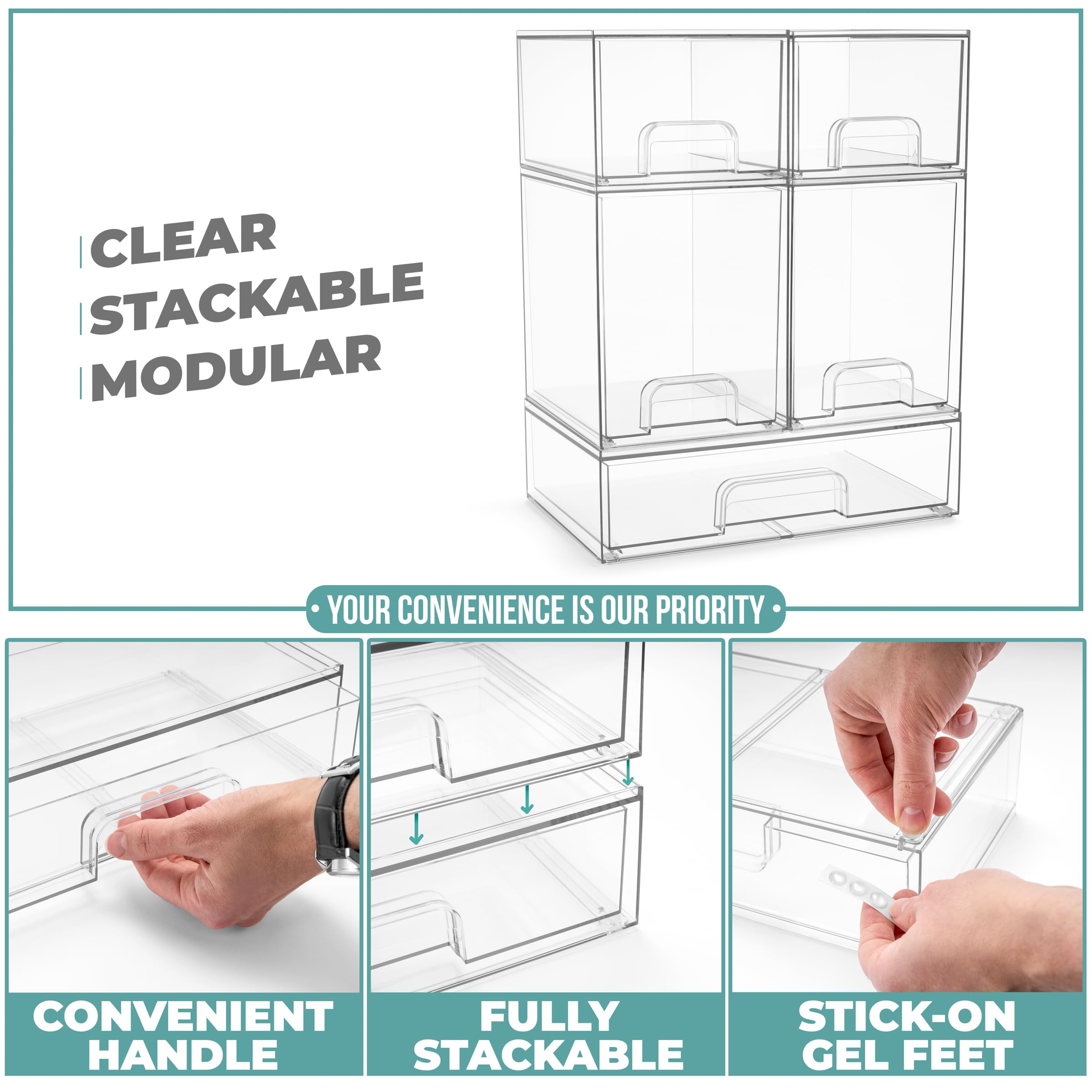 Sorbus garde-manger transparent facilitant l'organisation des provisions