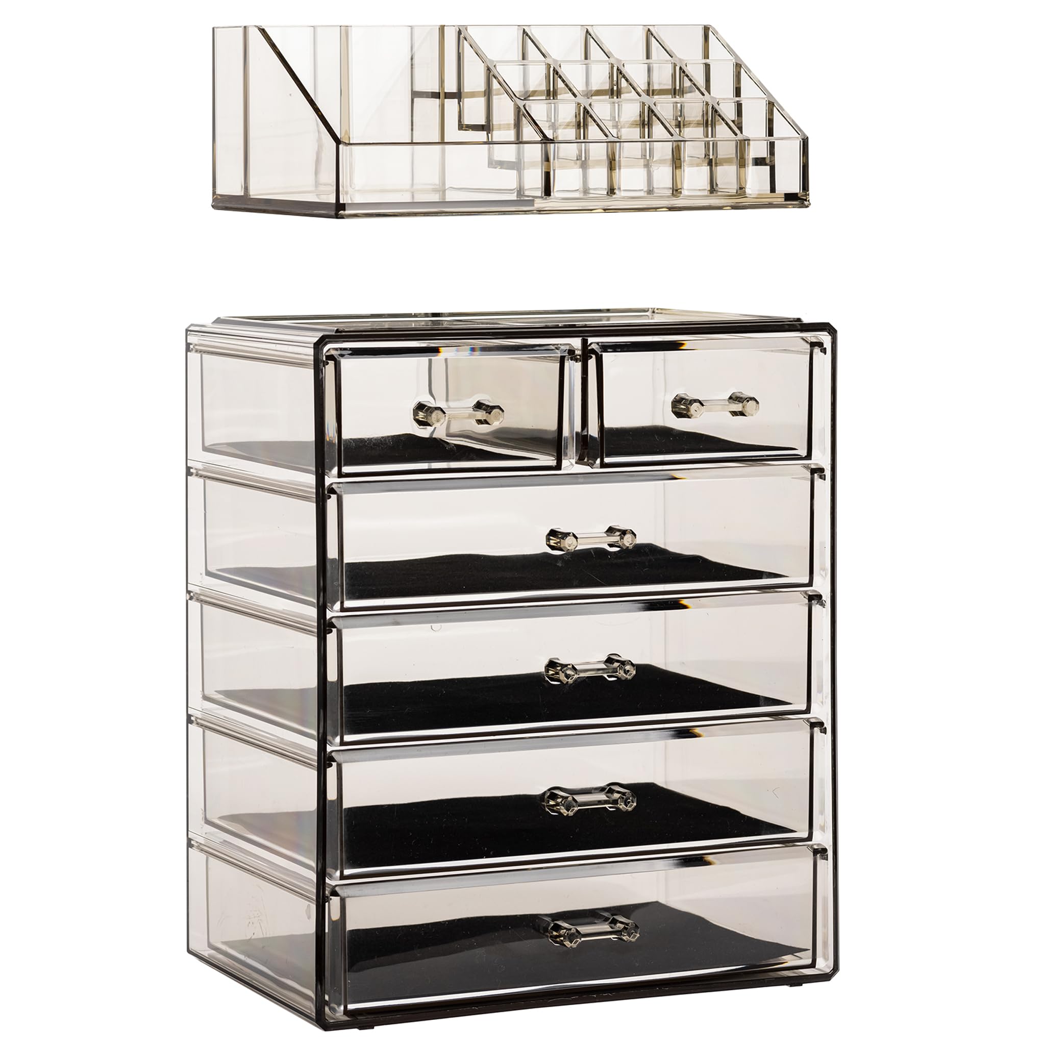 Sorbus cadeau beauté, organisateur maquillage acrylique parfait pour Noël et beauté.