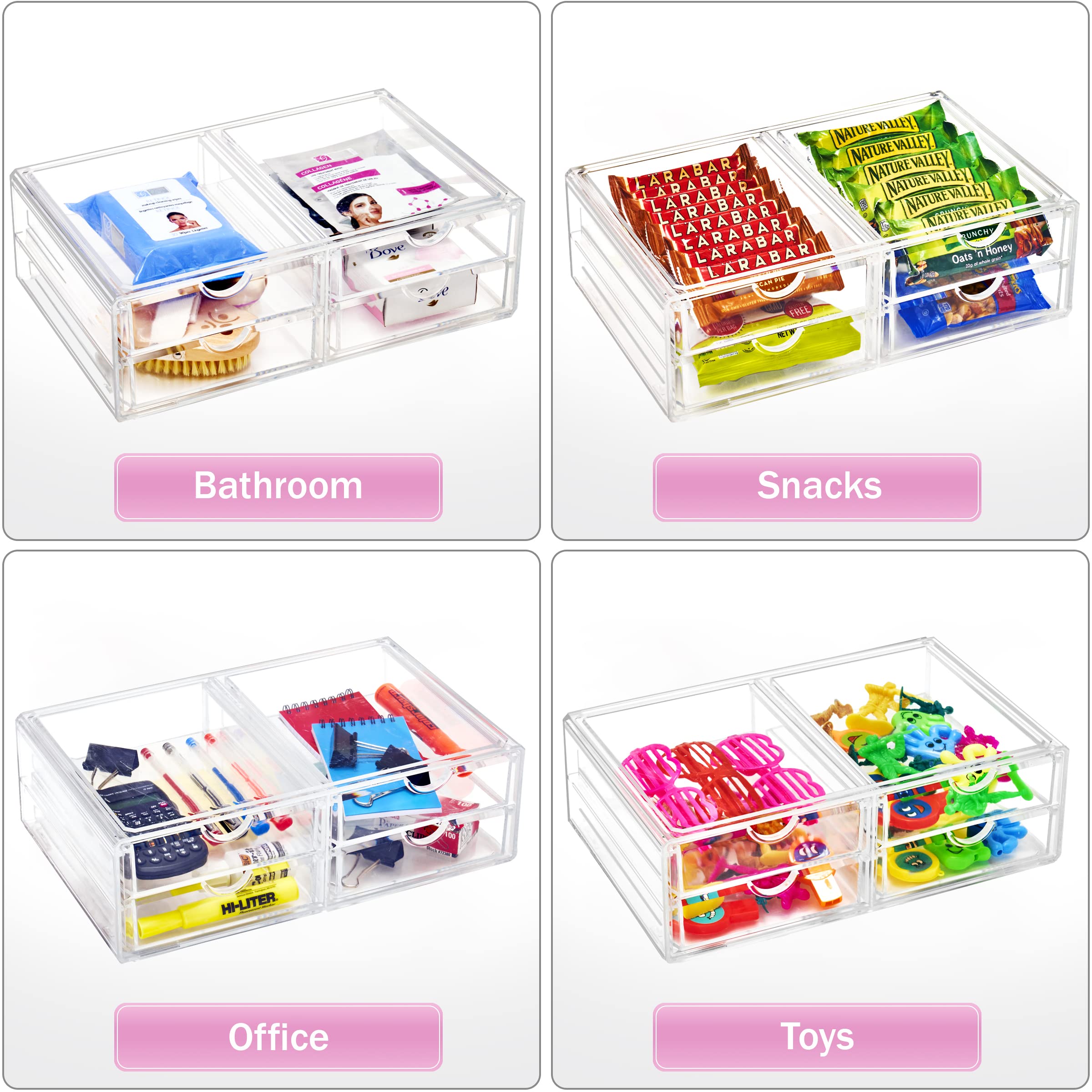 Sorbus organisation beauté quotidienne, gain d'espace sur la coiffeuse.