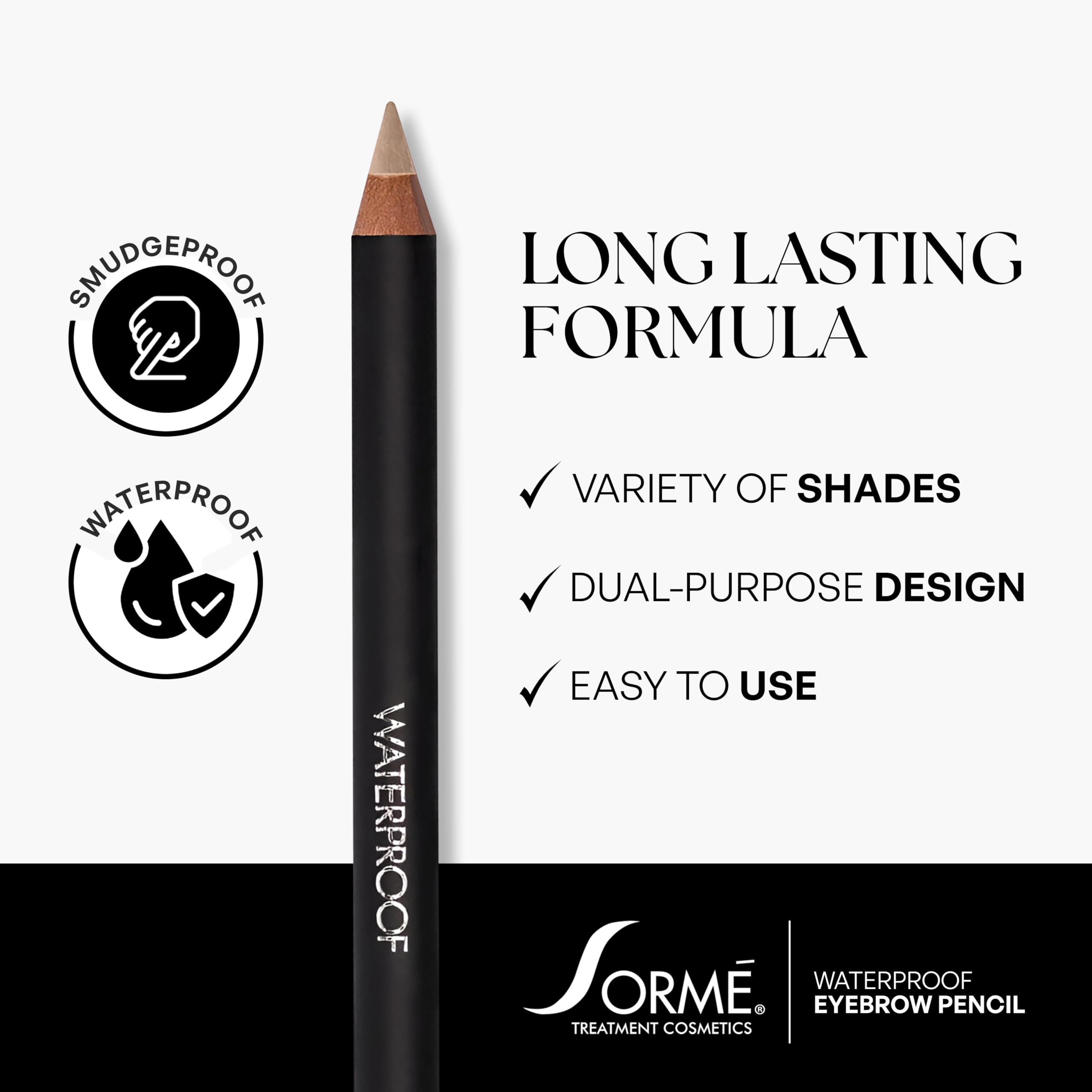 Texture douce et pigment riche du crayon blond clair pour un fini naturel.