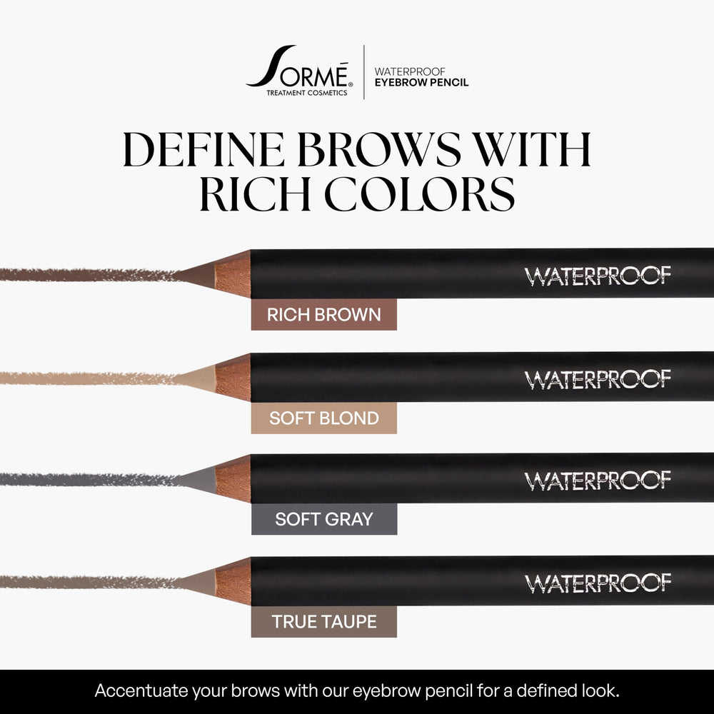 Routine quotidienne: dessiner les sourcils puis brosser pour un rendu naturel.