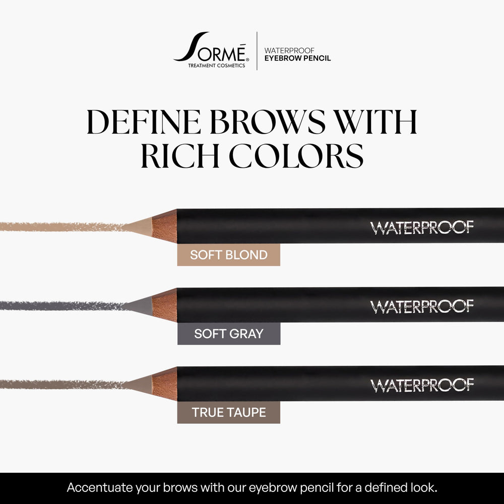 Emballage élégant du crayon SORMÉ et rendu fini des sourcils